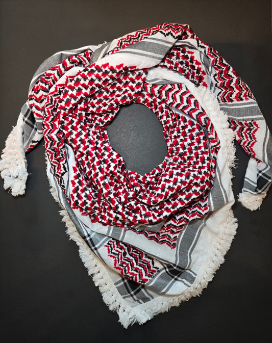 Al Nabulsi Unity Keffieyh - Made in Palestine