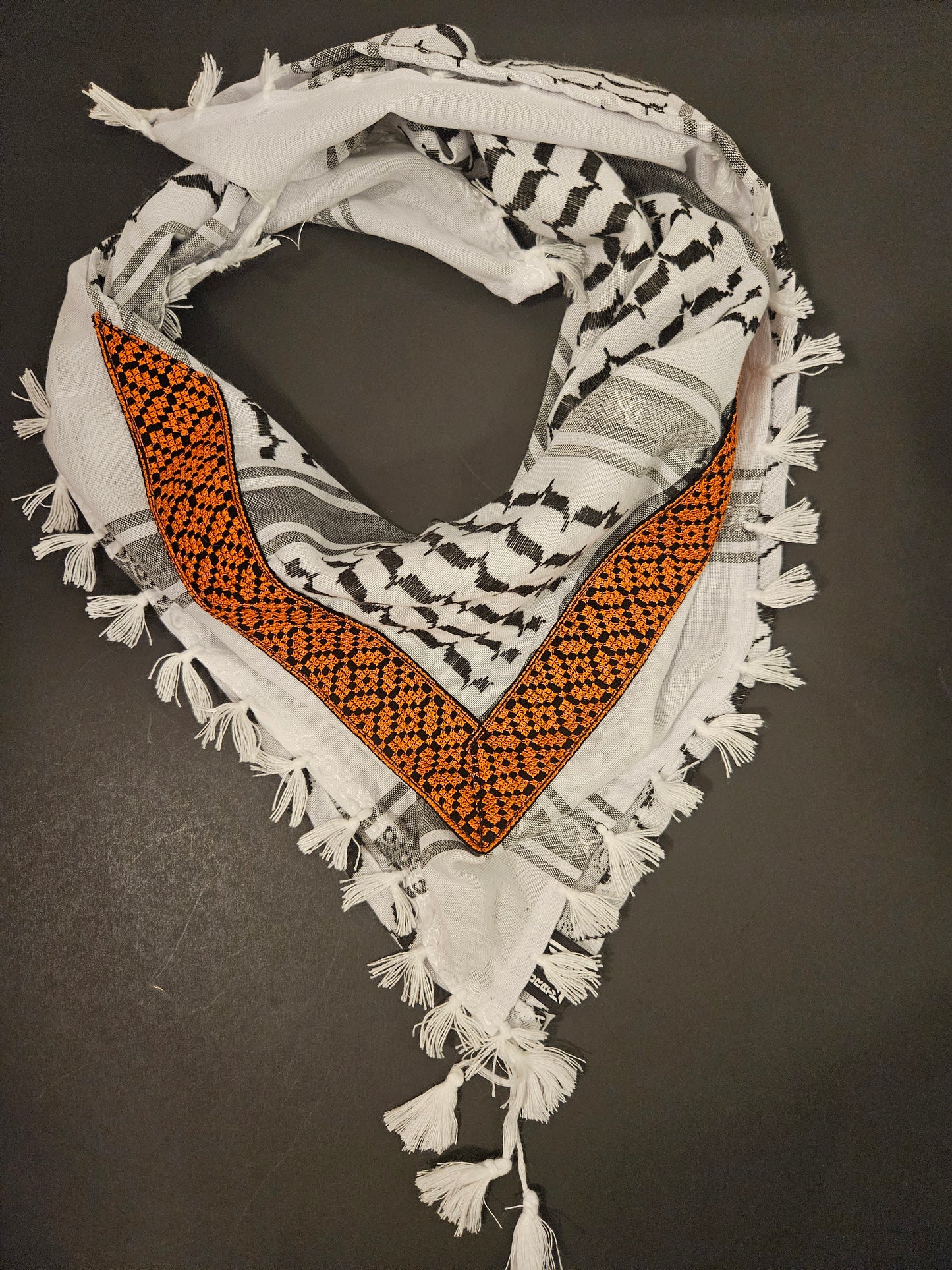 Keffiyeh Bandana with Tatreez Embroidery