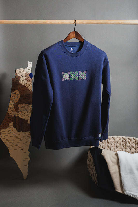 Palestinian Thobe-Inspired Tatreez Sweatshirt