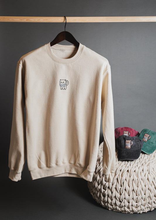 Keffiyeh Kitty Sweatshirt