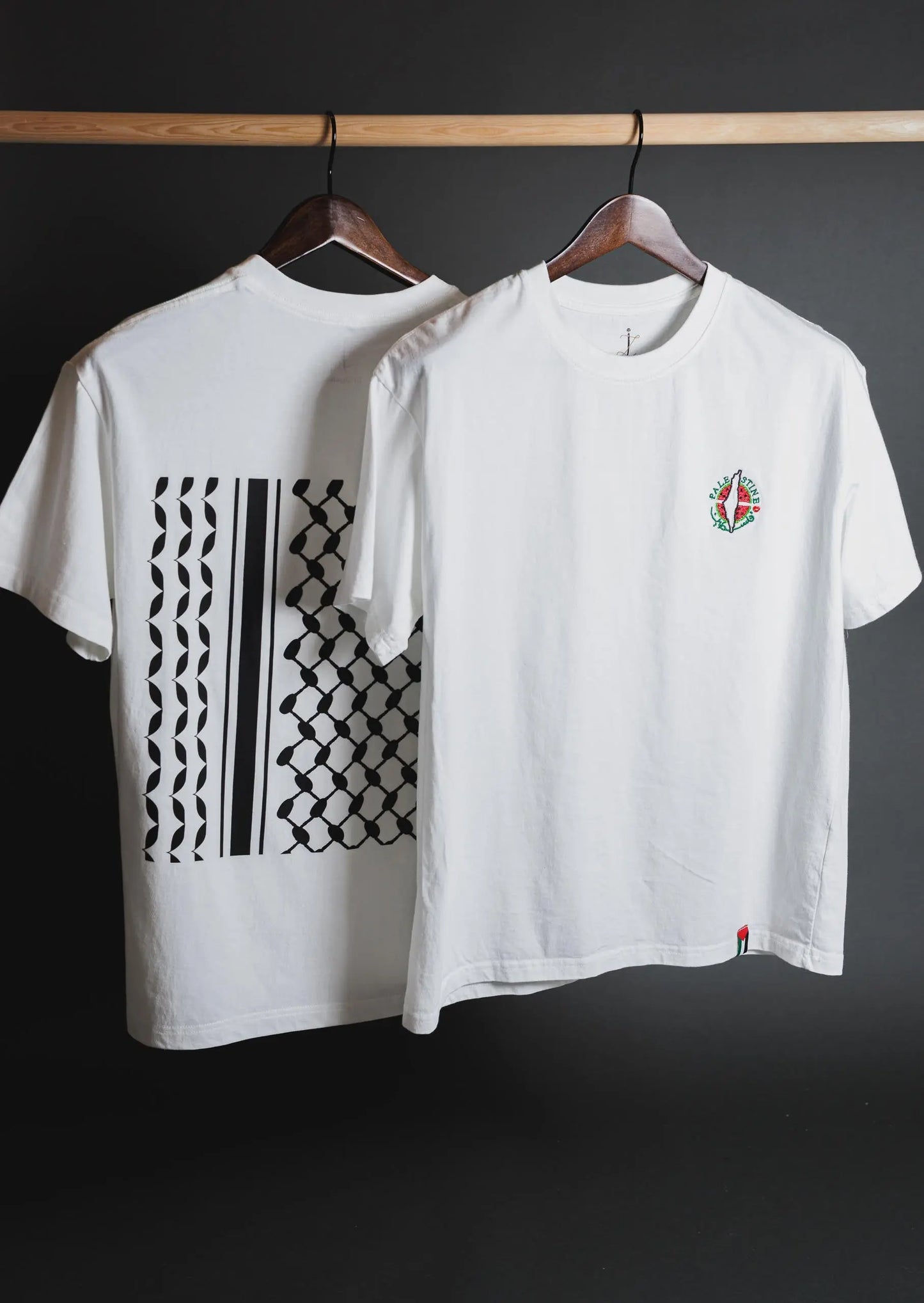 Keffiyeh back T-Shirt zir ziyadeh