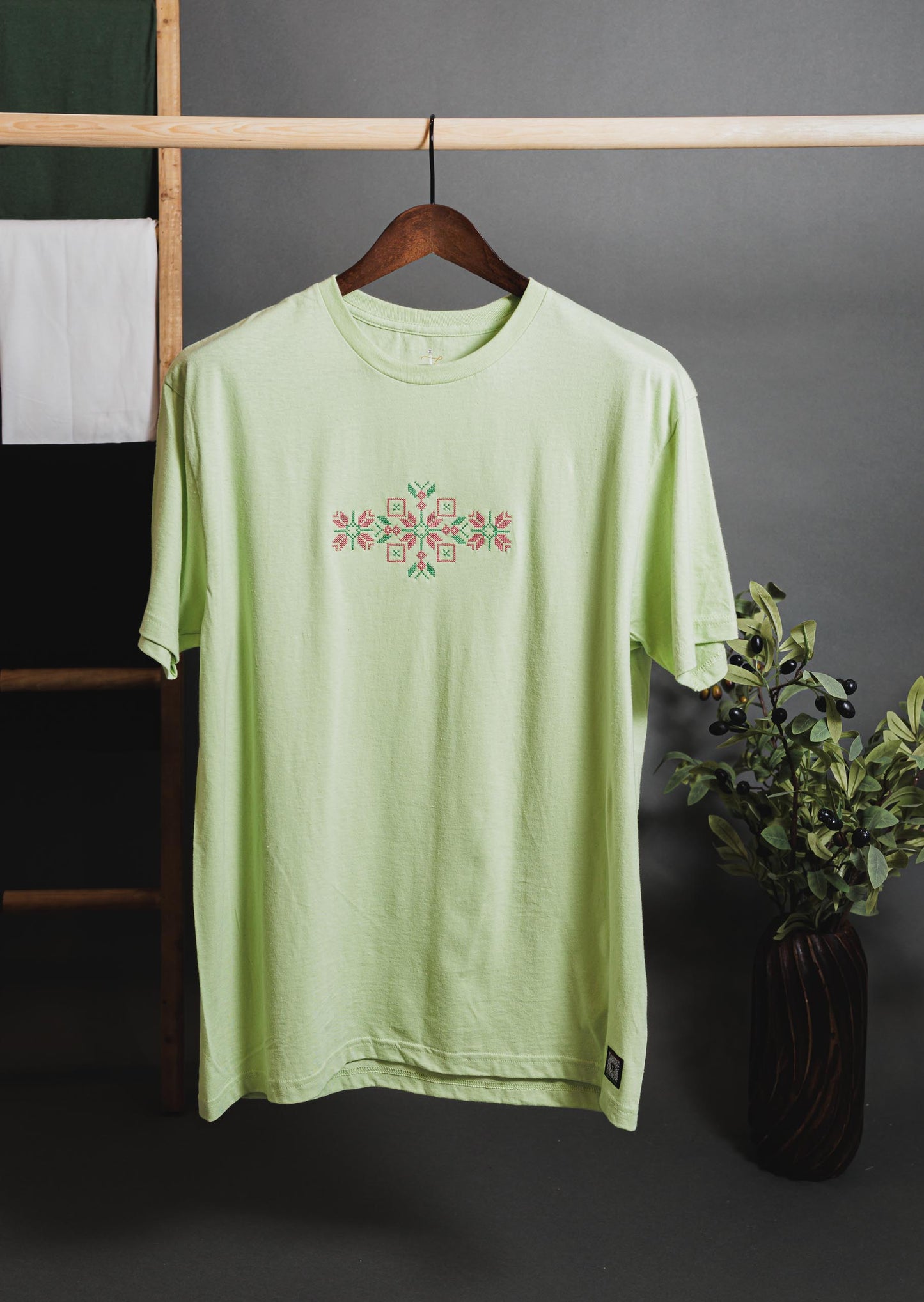 Palestinian Thobe-Inspired Tatreez T-shirt