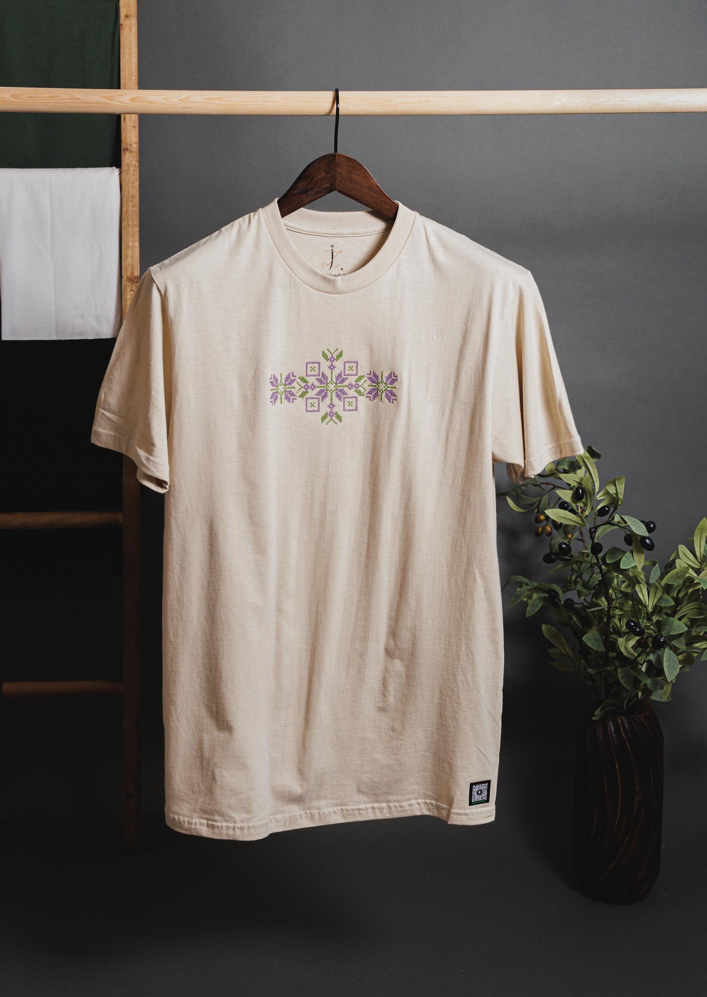 Palestinian Thobe-Inspired Tatreez T-shirt