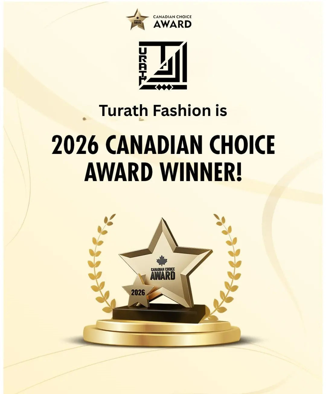 Turath Wins the 2026 Canadian Choice Award | A Milestone for Palestinian Fashion in Canada - Turath