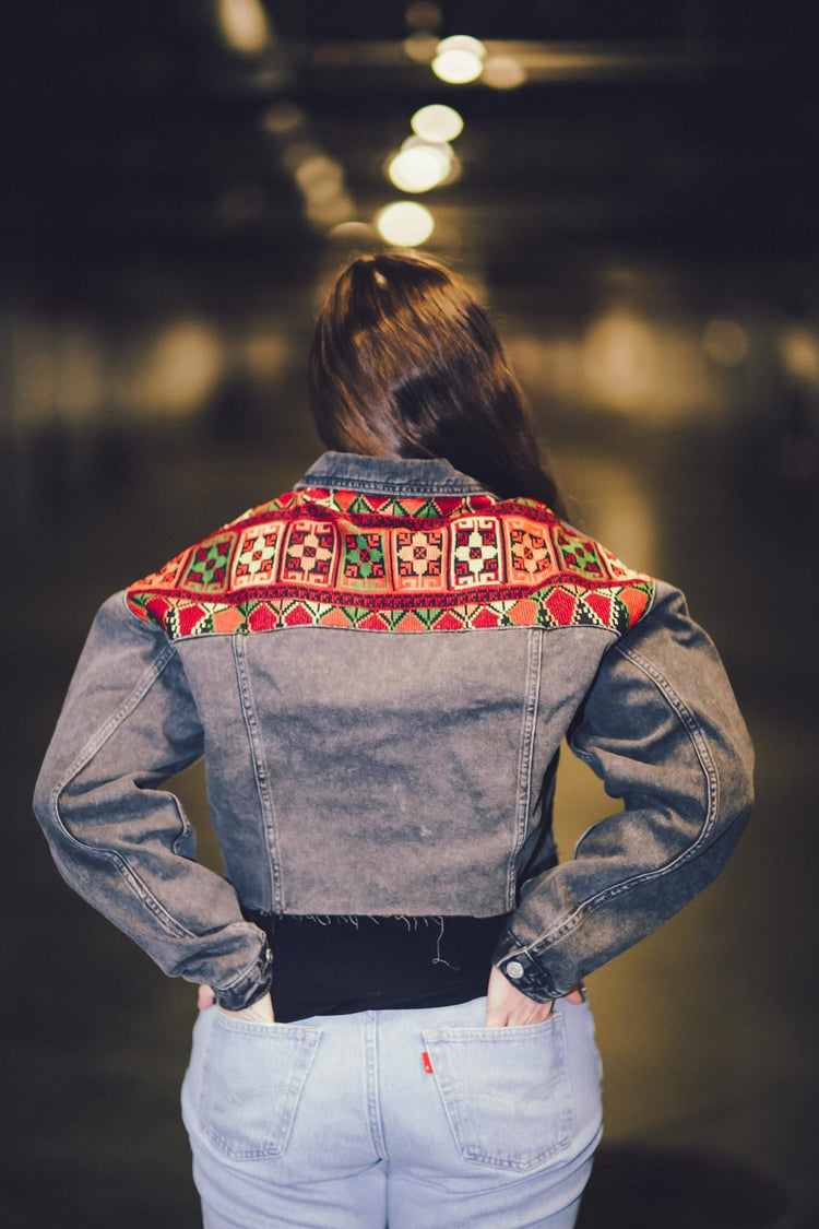 Tatreez Denim Jackets – A Statement of Heritage