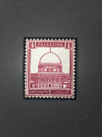 Embroidered iron-on patch