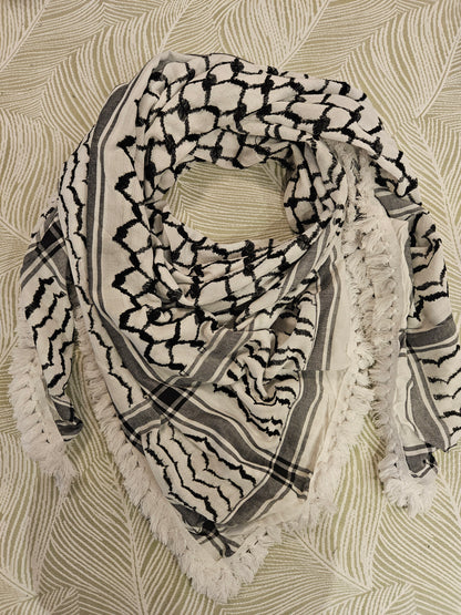 Al Nabulsi Classic Keffieyh - Made in Palestine