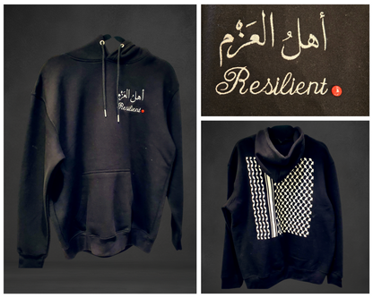 Keffiyeh Back Hoodie