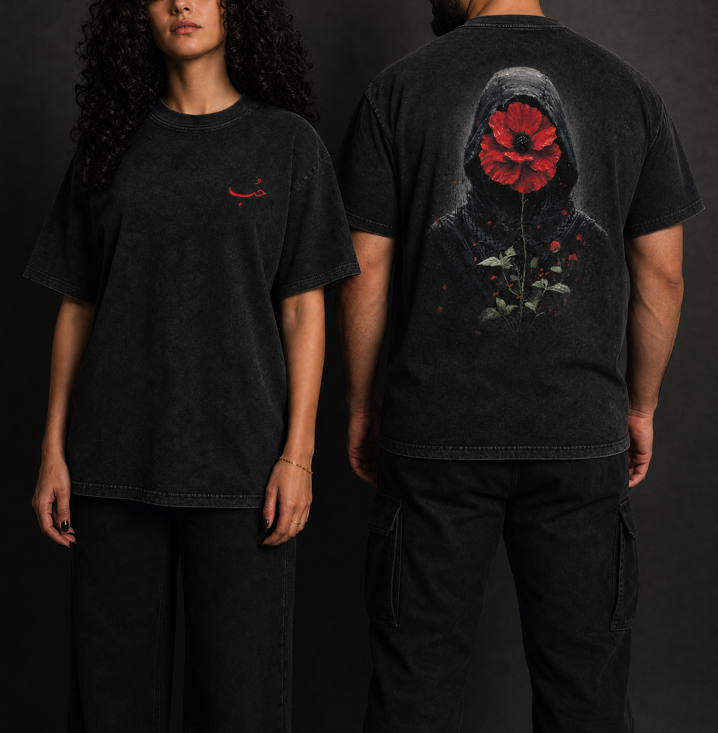 Al Dahnoun T-shirt — زهرة الشهداء | Original Turath Design
