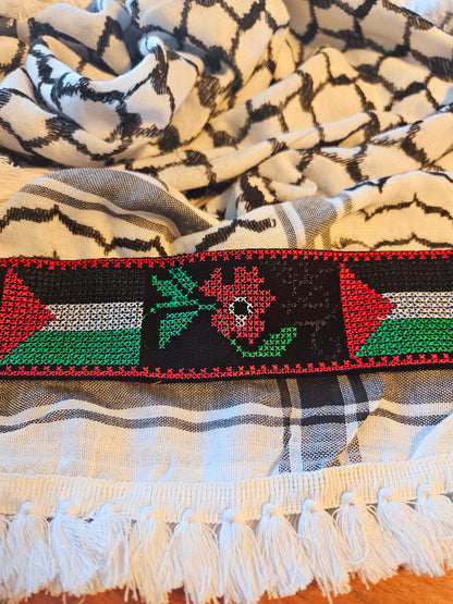 Embroidered Palestinian Keffieyh