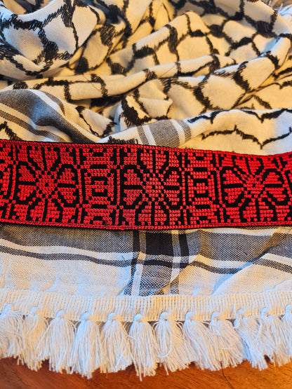 Embroidered Palestinian Keffieyh