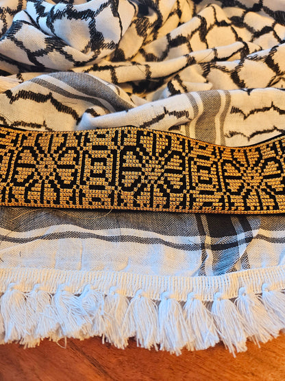 Embroidered Palestinian Keffieyh