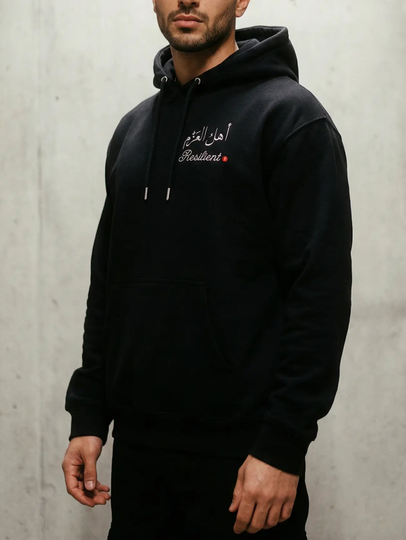 Keffiyeh Back Hoodie Palestinian Heritage Our Land هاي أرضنا