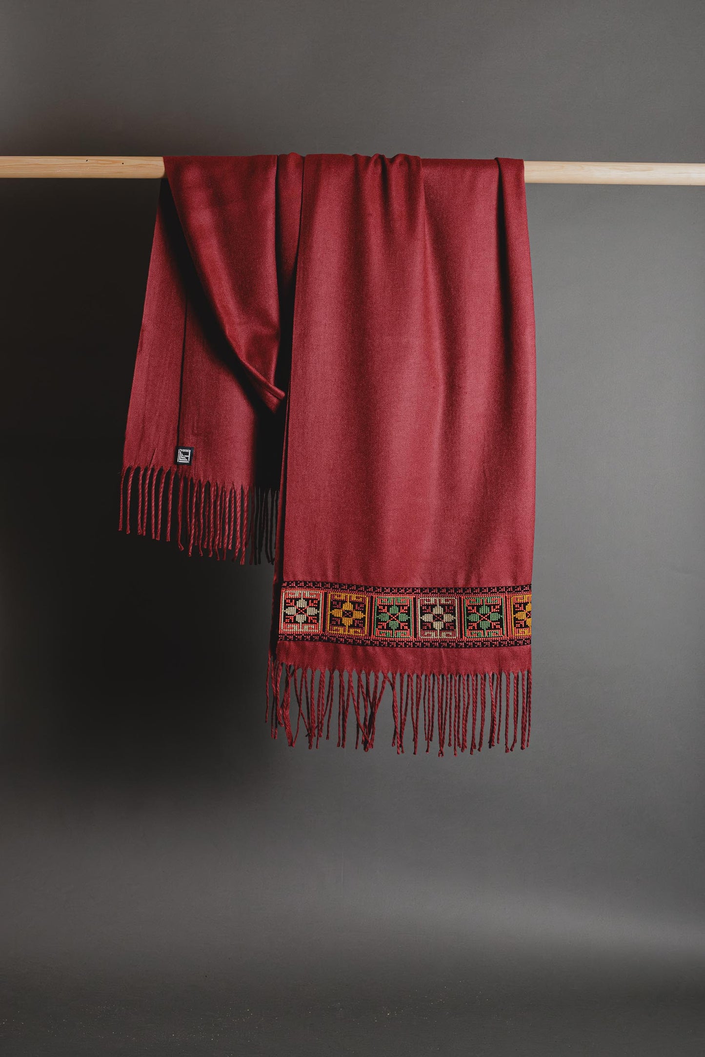 Tatreez Embroidered Scarf